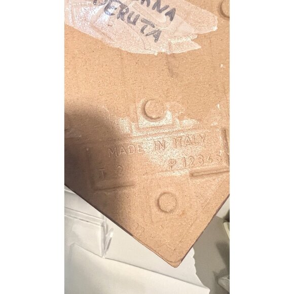 SBERNA DERUTA Italy Hand Painted Tile Wall Plaque 6” - Picture 7 of 9